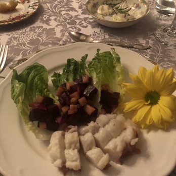 McNinch House Restaurant - Beer salad with chilled Lobster tail - French Near Me - Charlotte, North Carolina