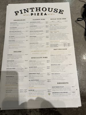 Menu photo 2 Pinthouse Pizza Austin, TX Menu photo 2 Pinthouse Pizza Austin, TX