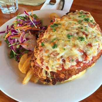 Bruny Island - chicken parm- huuuge - Hotels Near Me - Alonnah, TAS