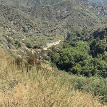 North Etiwanda Preserve - View of the trail heading up towards the fall - Hiking Near Me - Rancho Cucamonga, California