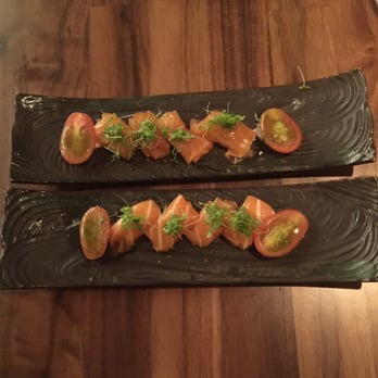 MF Sushi - Truffle aioli salmon app 5/5 - Sushi Bars Near Me - Houston, Texas
