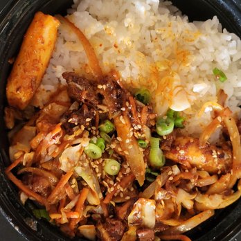 Parlor - Beef, rice cake, rice, veggies, gochugang - Food Court Near Me - Kansas City, Missouri Parlor - Beef, rice cake, rice, veggies, gochugang - Food Court Near Me - Kansas City, Missouri