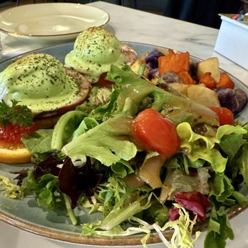 Toast In Town - Timeless Benedict - Salad Near Me - Foster City, California Toast In Town - Timeless Benedict - Salad Near Me - Foster City, California