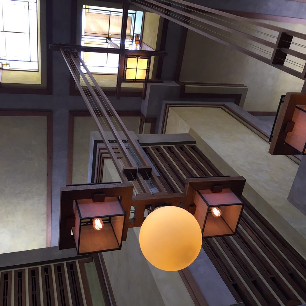 Unity Temple Unitarian Universalist Congregation - Suspended lamps in the sanctuary - Churches Near Me - Oak Park, Illinois Unity Temple Unitarian Universalist Congregation - Suspended lamps in the sanctuary - Churches Near Me - Oak Park, Illinois