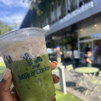Tiny’s Milk & Cookies - Strawberry Matcha - Desserts Near Me - Houston, Texas