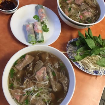 Mekong Restaurant - Two #7's and Spring rolls - Vietnamese Near Me - Oakland, California