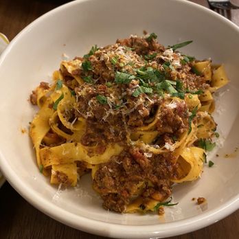 Via Triozzi - Bolognese (tagliatelle) - Italian Near Me - Dallas, Texas Via Triozzi - Bolognese (tagliatelle) - Italian Near Me - Dallas, Texas