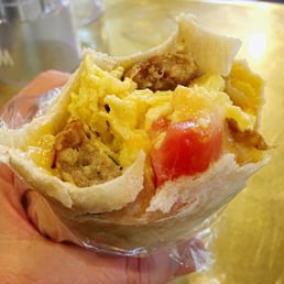 Bacon and Egg Breakfast Wrap