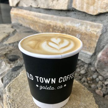 Old Town Coffee - vanilla cappuccino w/ oat milk - Coffee & Tea Near Me - Goleta, California