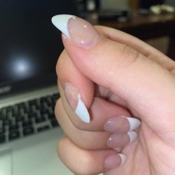 LUSH Nail Spa - Pt2 of what looks to be fungus from my nails lifting and water getting under them. (and I wasn't informed at my appointment)