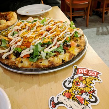 Pie Sci Pizza - Another picture of the vegan Nacho Mama because it's the most beautiful thing I've ever seen. - Pizza Near Me - Detroit, Michigan Pie Sci Pizza - Another picture of the vegan Nacho Mama because it's the most beautiful thing I've ever seen. - Pizza Near Me - Detroit, Michigan