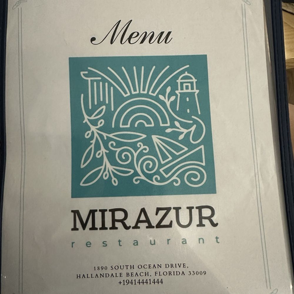 Mirazur - Menu - Mediterranean Near Me - Hallandale Beach, Florida