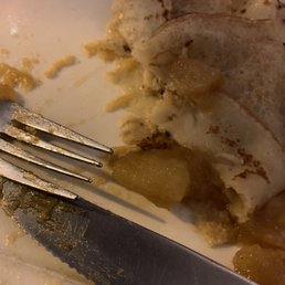 Apple cinnamon crepe (inside)