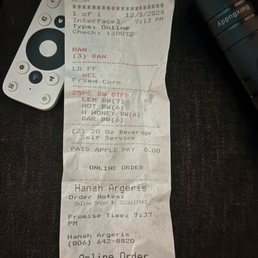 Receipt