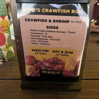 King's BierHaus - Yes! They have crawfish. 2/5 market price was $7.99/lb. The flavor is great! - German Near Me - Dickinson, Texas King's BierHaus - Yes! They have crawfish. 2/5 market price was $7.99/lb. The flavor is great! - German Near Me - Dickinson, Texas