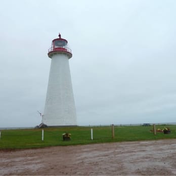 Point Prim Chowder House - View of historic lighthouse from the restaurant! - Seafood Near Me - Charlottetown, Prince Edward Island Point Prim Chowder House - View of historic lighthouse from the restaurant! - Seafood Near Me - Charlottetown, Prince Edward Island
