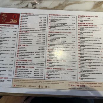 Zeng Chinese Restaurant - Chinese Near Me - Santa Fe, New Mexico