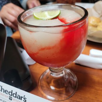 Cheddar's Scratch Kitchen - Strawberry margarita - American Near Me - Austin, Texas Cheddar's Scratch Kitchen - Strawberry margarita - American Near Me - Austin, Texas