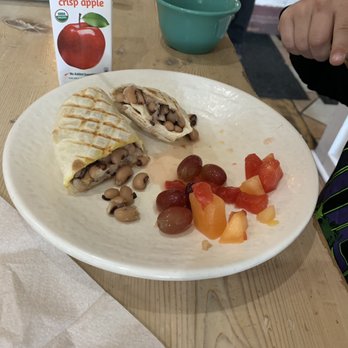 Sunflower Cafe - Half eaten Kid's Bean Burrito Meal $5 - Cafes Near Me - Nashville, Tennessee Sunflower Cafe - Half eaten Kid's Bean Burrito Meal $5 - Cafes Near Me - Nashville, Tennessee