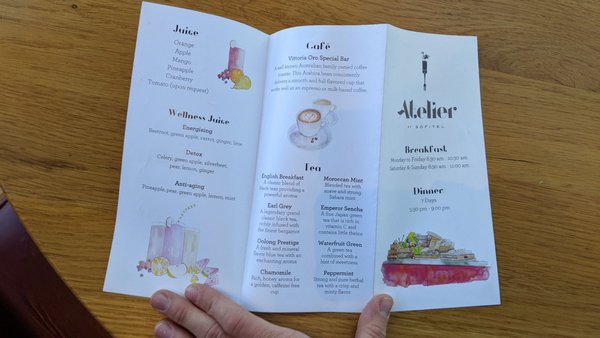 Menu photo 2 Atelier Sydney, NSW Menu photo 2 Atelier Sydney, NSW