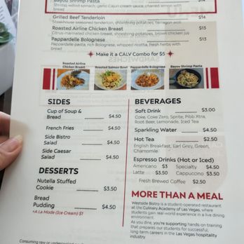 The Westside Bistro - Menu - New American Near Me - North Las Vegas, Nevada