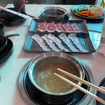 Shabu Zone - Tonkatsu broth with pork belly - Hot Pot Near Me - Houston, Texas Shabu Zone - Tonkatsu broth with pork belly - Hot Pot Near Me - Houston, Texas