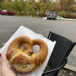Blue Heron Bakery - Fresh out of the oven Pretzel