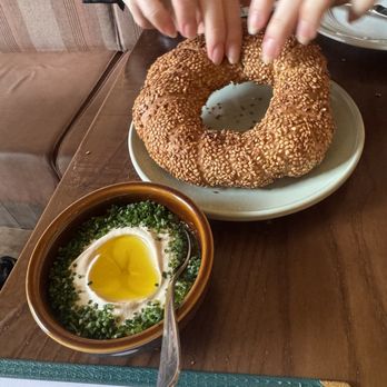 Cafe Yaya - Caramelized onion miso Labneh - Coffee & Tea Near Me - Chicago, Illinois