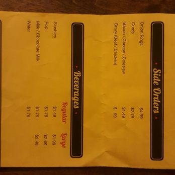 Deckers Dairy Bar And Grill - Menu - Bars Near Me - Cornwall, Prince Edward Island