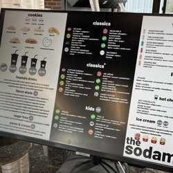 The Sodamix - Menu
