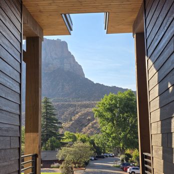 The Montclair Inn & Suites - View walking out our door - Hotels Near Me - Springdale, Utah