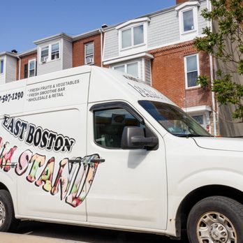 East Boston Farm Stand - a van parked on the side of the road - Juice Bars & Smoothies Near Me - Boston, Massachusetts East Boston Farm Stand - a van parked on the side of the road - Juice Bars & Smoothies Near Me - Boston, Massachusetts