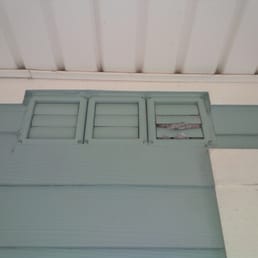 Lint clogged dryer vent