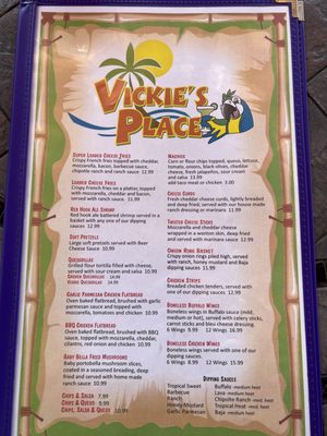 Menu photo 4 Vickie's Place McHenry, IL