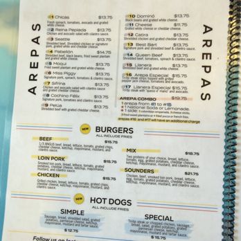 Arepa Venezuelan Kitchen - Menu - Venezuelan Near Me - Seattle, Washington