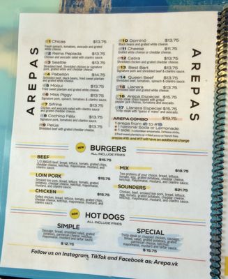 Menu photo 2 Arepa Venezuelan Kitchen Seattle, WA