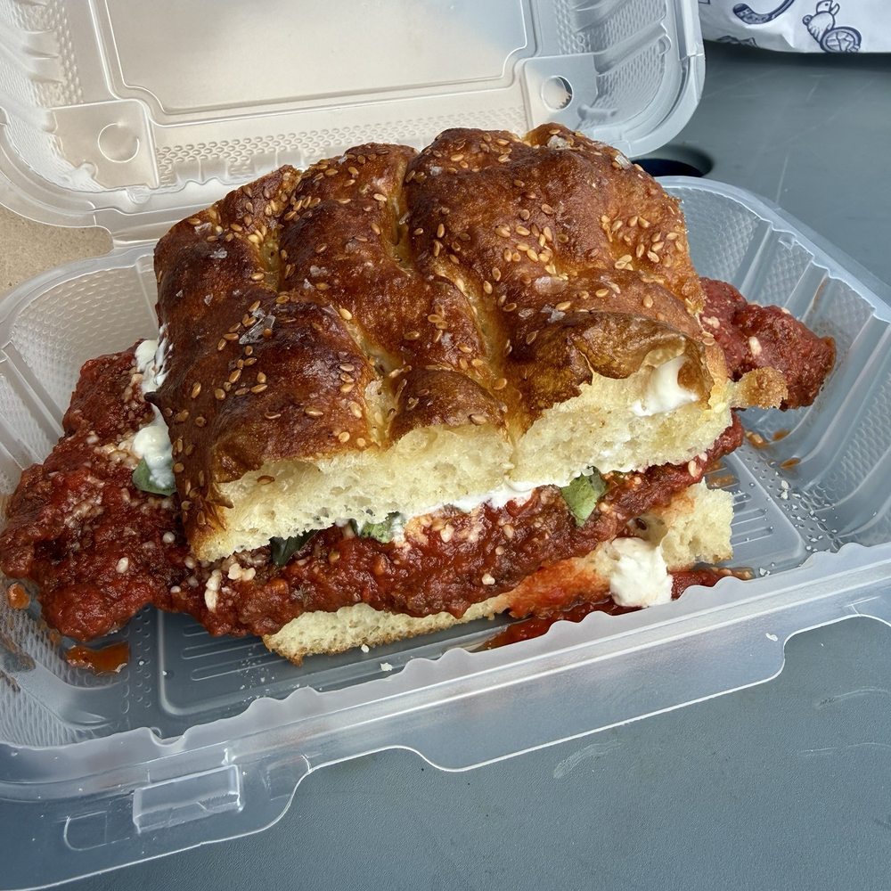 Chicken parm sandwich special Chicken parm sandwich special