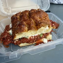 Chicken parm sandwich special