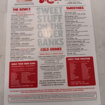 Mom's Sweet Shop - Menu - Acai Bowls Near Me - Kill Devil Hills, North Carolina Mom's Sweet Shop - Menu - Acai Bowls Near Me - Kill Devil Hills, North Carolina