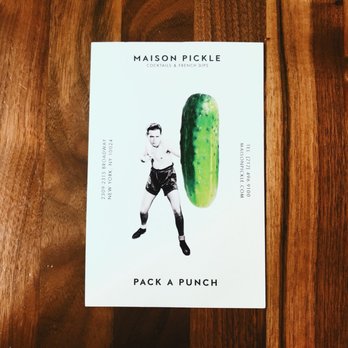 Maison Pickle - Cocktail Bars Near Me - New York, New York Maison Pickle - Cocktail Bars Near Me - New York, New York