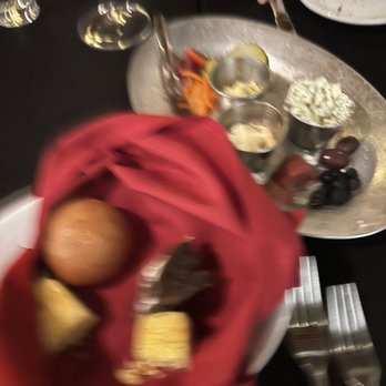 Anton's - The $18 bread and butter appetizer- sorry it's blurry but you get the idea - Steakhouses Near Me - Kansas City, Missouri