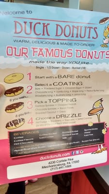 Menu photo 6 Duck Donuts Mechanicsburg, PA