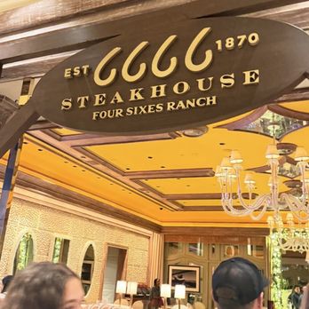 Four Sixes Ranch Steakhouse - Entrance/Sign - Steakhouses Near Me - Las Vegas, Nevada