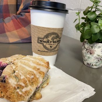 Wholy Beans Coffee - Berry scone and cappuccino - Food Trucks Near Me - New Richmond OH, Ohio Wholy Beans Coffee - Berry scone and cappuccino - Food Trucks Near Me - New Richmond OH, Ohio