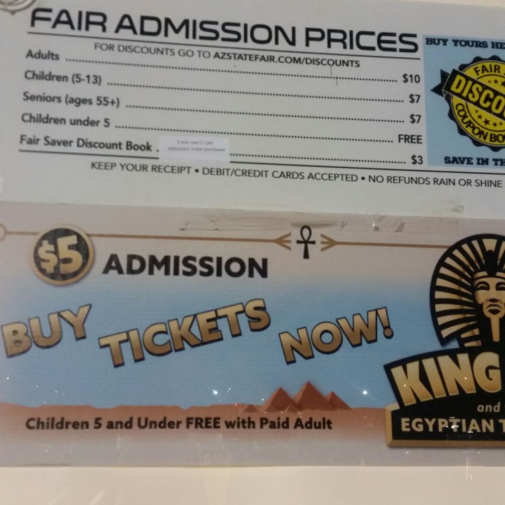 Arizona State Fair - Ticket prices - Amusement Parks Near Me - Phoenix, Arizona Arizona State Fair - Ticket prices - Amusement Parks Near Me - Phoenix, Arizona