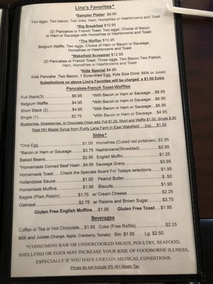 Menu photo 7 Lino's Restaurant Sanbornville, NH Menu photo 7 Lino's Restaurant Sanbornville, NH