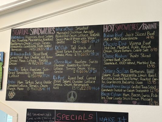 Menu photo 1 Backroads Deli Fish Creek, WI