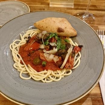 Brambly Park - VEGAN SPAGHETTI PUTTANESCA - Parks Near Me - Richmond, Virginia