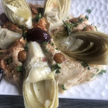 Moussaka Mediterranean Kitchen - Artichoke hummus - Mediterranean Near Me - San Leandro, California