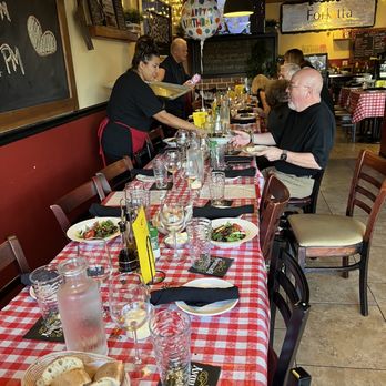 La Forketta Italian Restaurant - people sitting at a long table - Italian Near Me - Pompano Beach, Florida